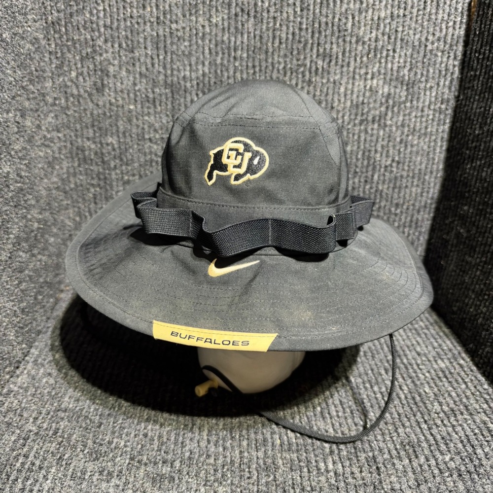 Nike Colorado Buffaloes Boonie Hat Unisex M/L Black CU Dri-FIT Sun Bucket Cap